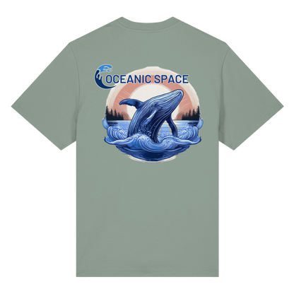 OCEANIC SPACE - Save our oceans - Organic Heavy T-Shirt - ThreadLabs