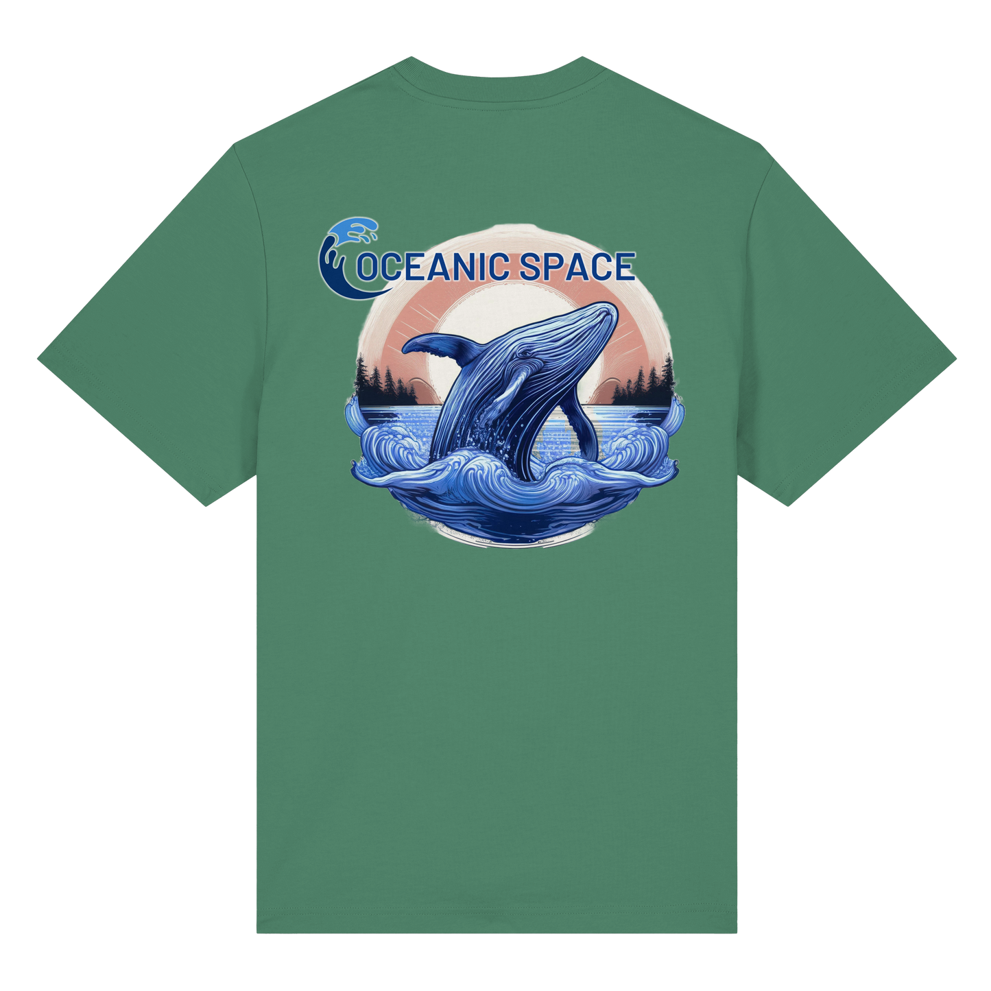 OCEANIC SPACE - Save our oceans - Organic Heavy T-Shirt - ThreadLabs
