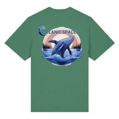 OCEANIC SPACE - Save our oceans - Organic Heavy T-Shirt - ThreadLabs