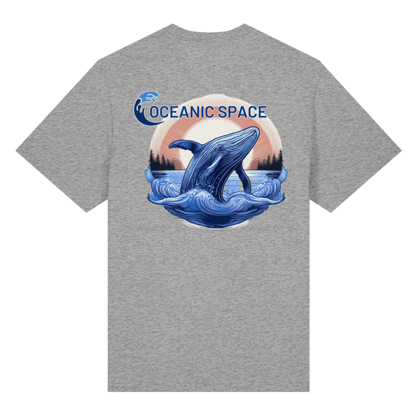 OCEANIC SPACE - Save our oceans - Organic Heavy T-Shirt - ThreadLabs