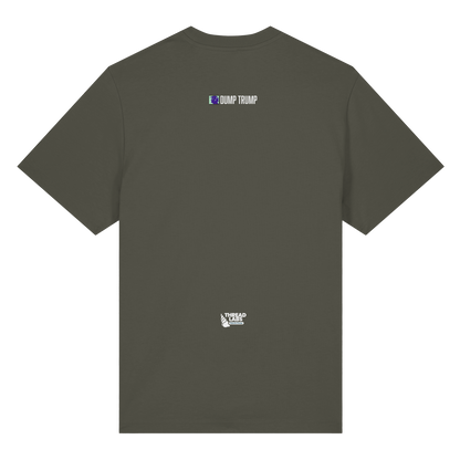 Dump Trump - Error 404: Truth not found - Organic Heavy T-Shirt - ThreadLabs