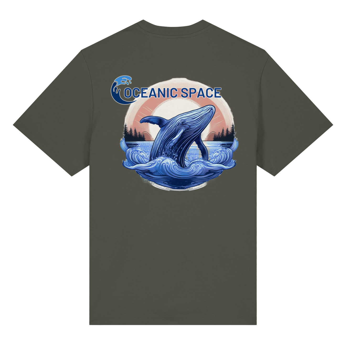 OCEANIC SPACE - Save our oceans - Organic Heavy T-Shirt - ThreadLabs