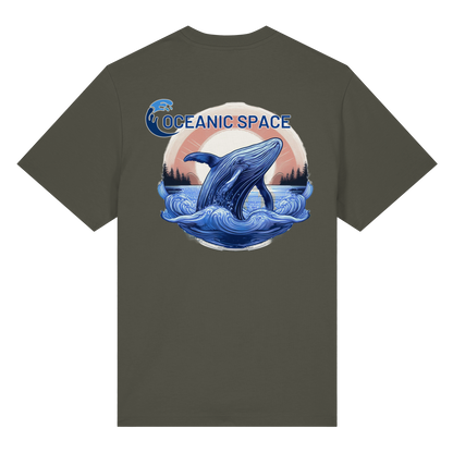 OCEANIC SPACE - Save our oceans - Organic Heavy T-Shirt - ThreadLabs