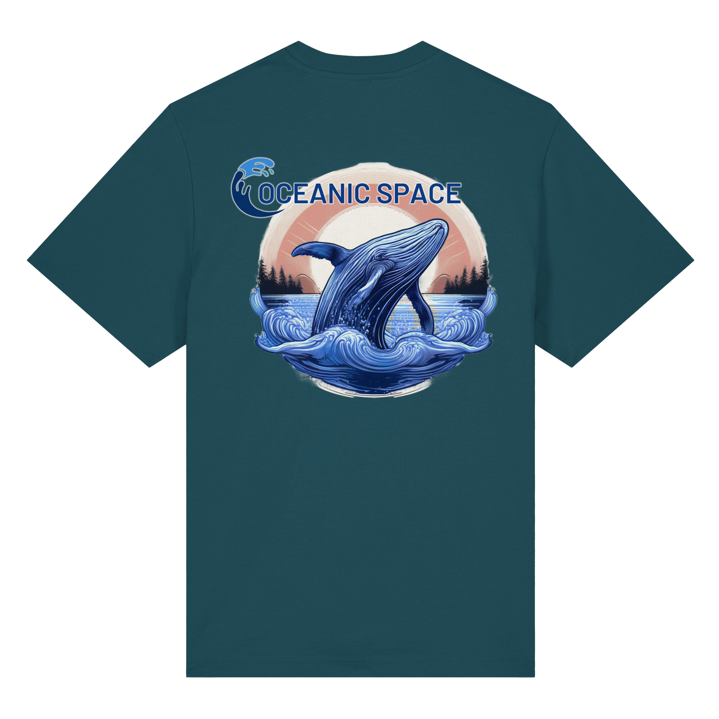 OCEANIC SPACE - Save our oceans - Organic Heavy T-Shirt - ThreadLabs
