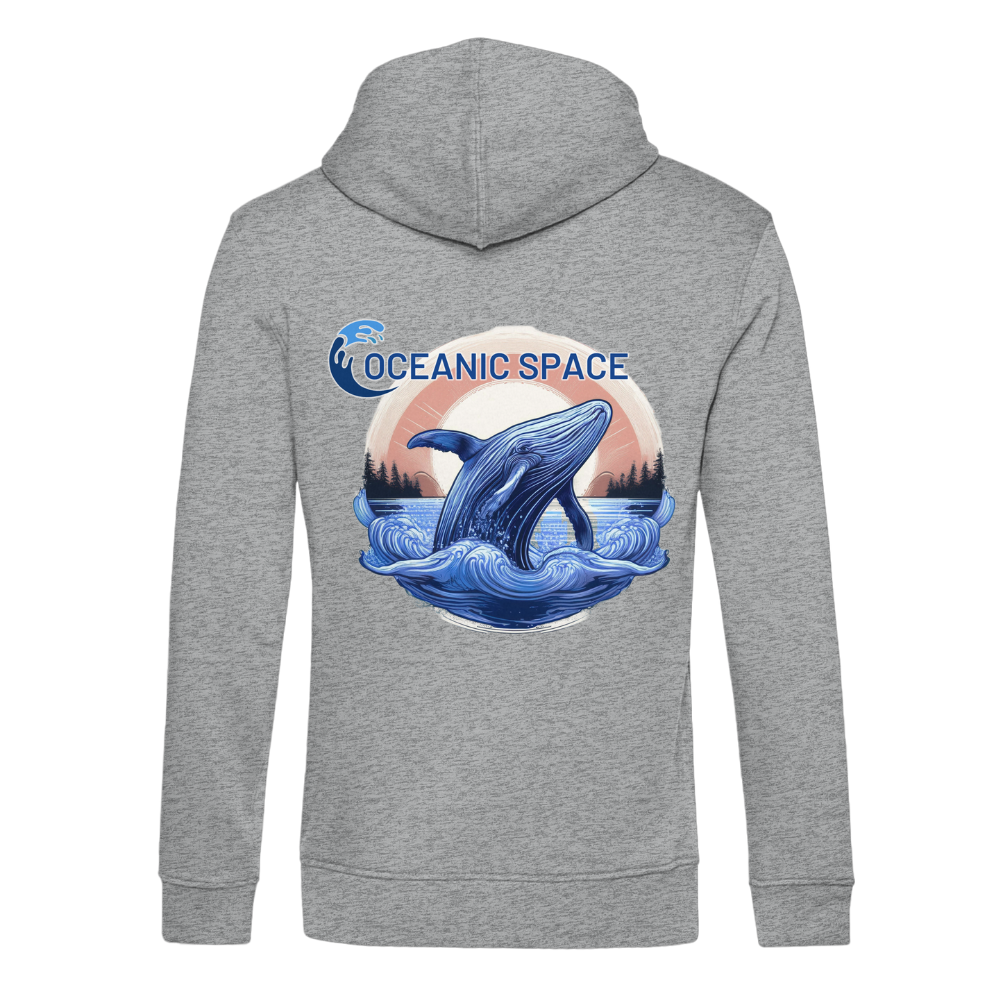 OCEANIC SPACE - Save our oceans - Organic Hoodie B&C - ThreadLabs
