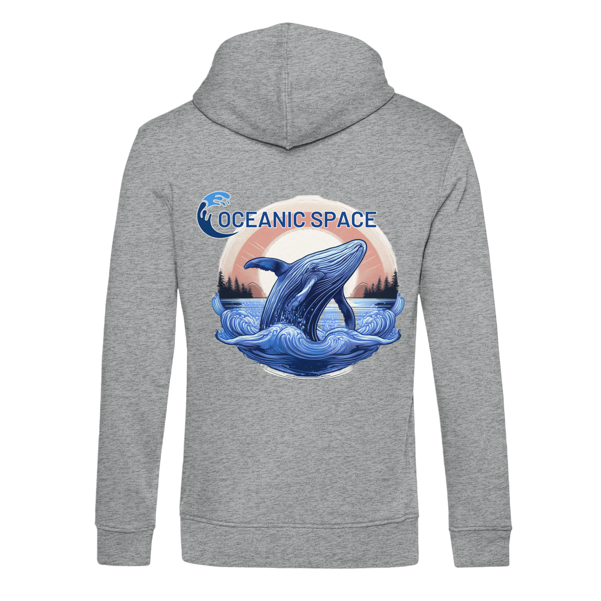 OCEANIC SPACE - Save our oceans - Organic Hoodie B&C - ThreadLabs