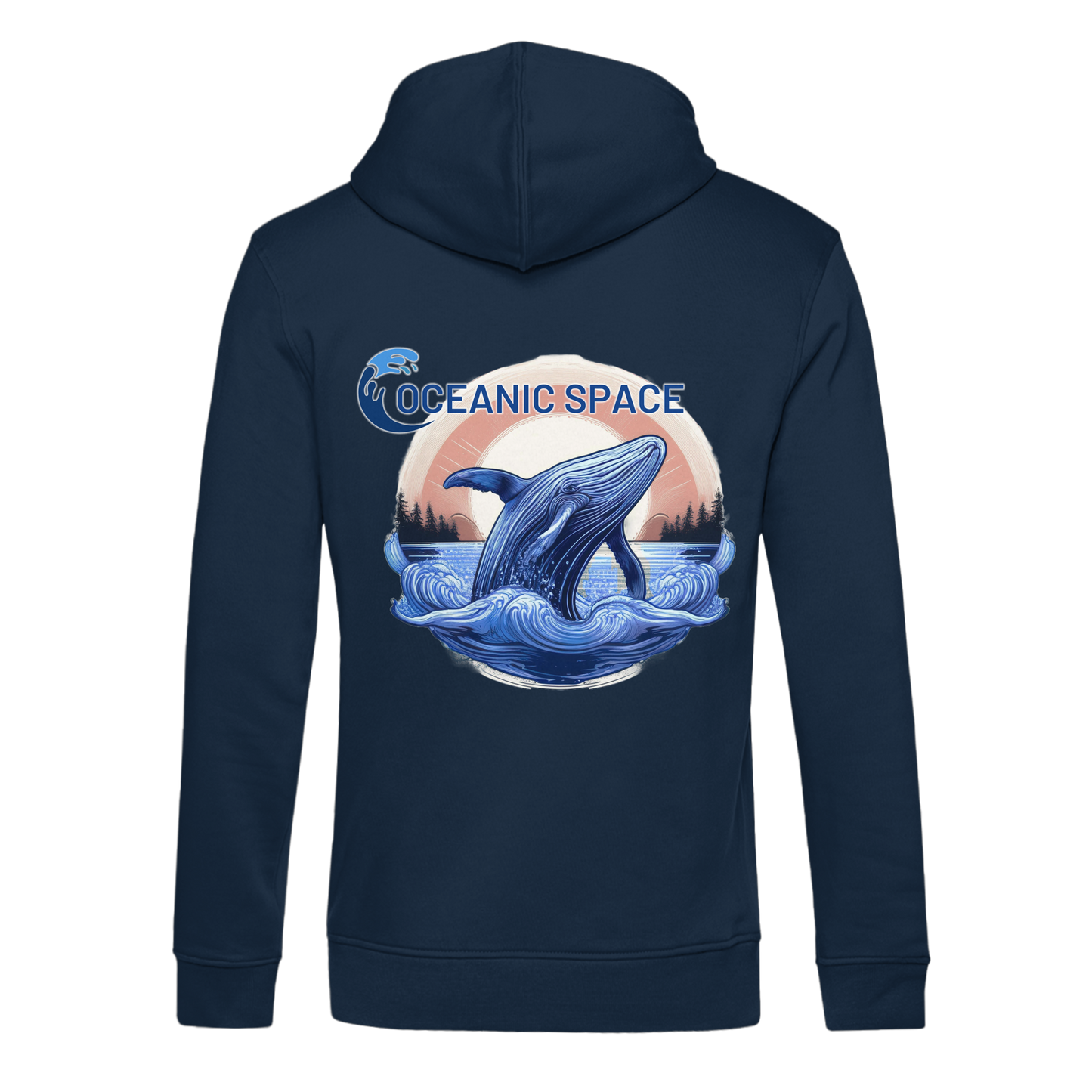 OCEANIC SPACE - Save our oceans - Organic Hoodie B&C - ThreadLabs
