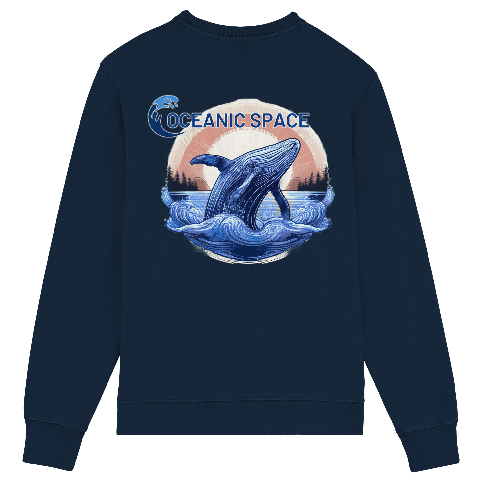 OCEANIC SPACE - Save our oceans - Organic Lightweight Sweatshirt - ThreadLabs