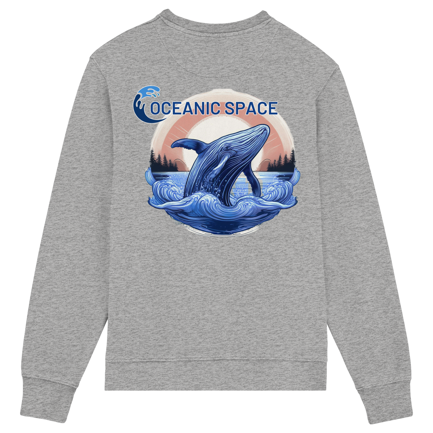 OCEANIC SPACE - Save our oceans - Organic Lightweight Sweatshirt - ThreadLabs