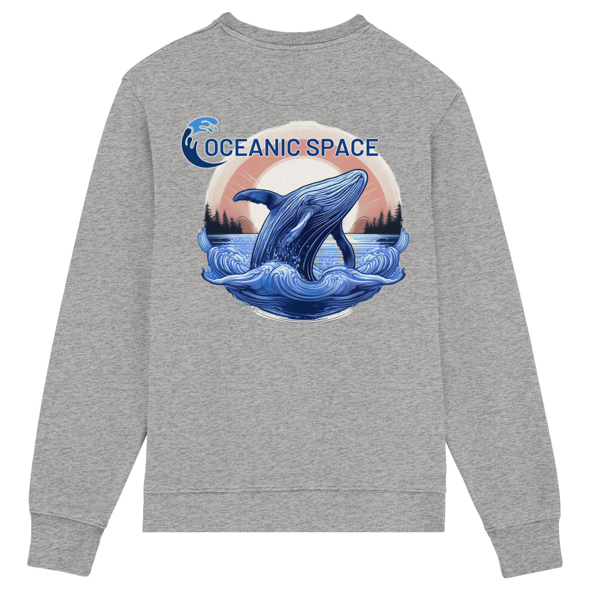 OCEANIC SPACE - Save our oceans - Organic Lightweight Sweatshirt - ThreadLabs