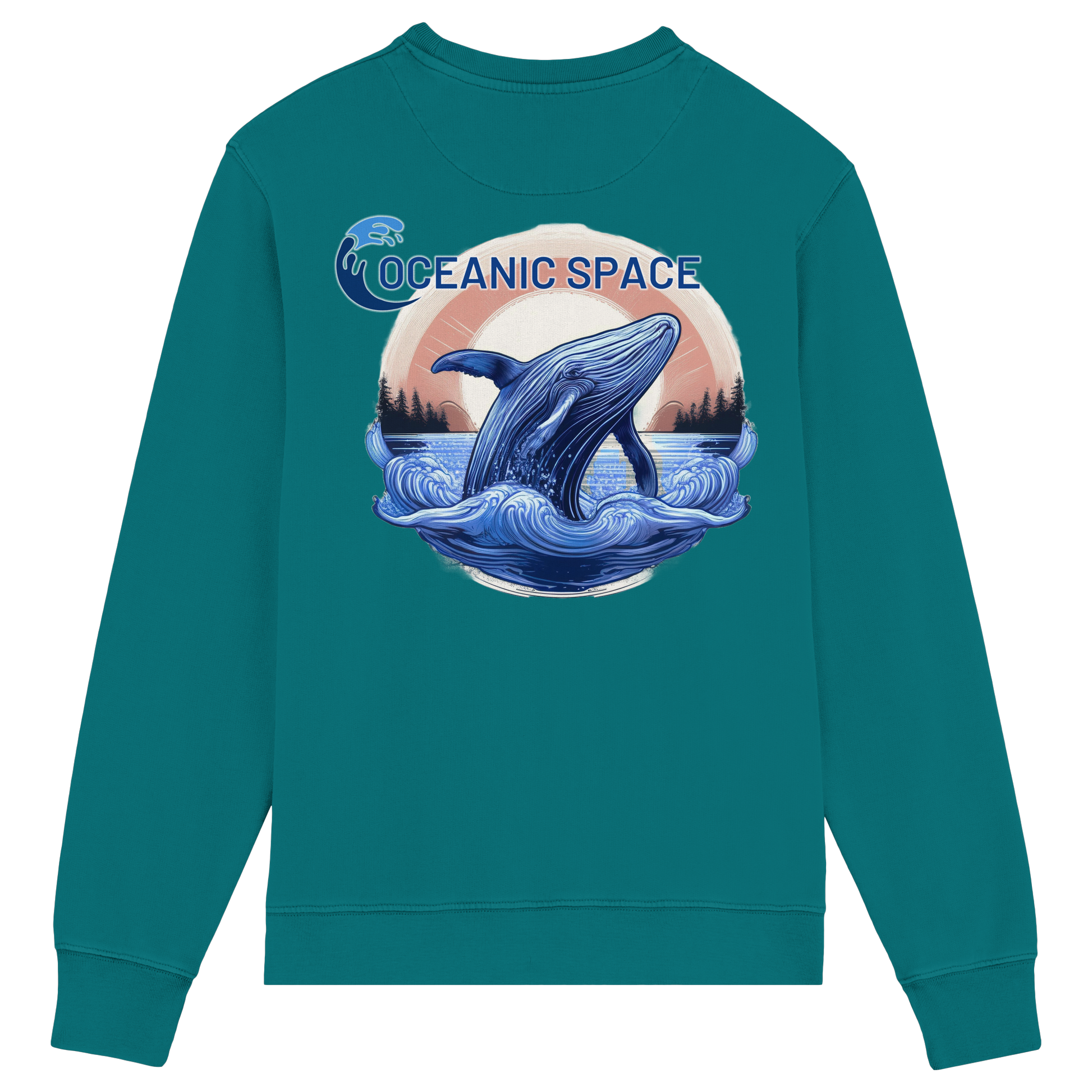 OCEANIC SPACE - Save our oceans - Organic Lightweight Sweatshirt - ThreadLabs