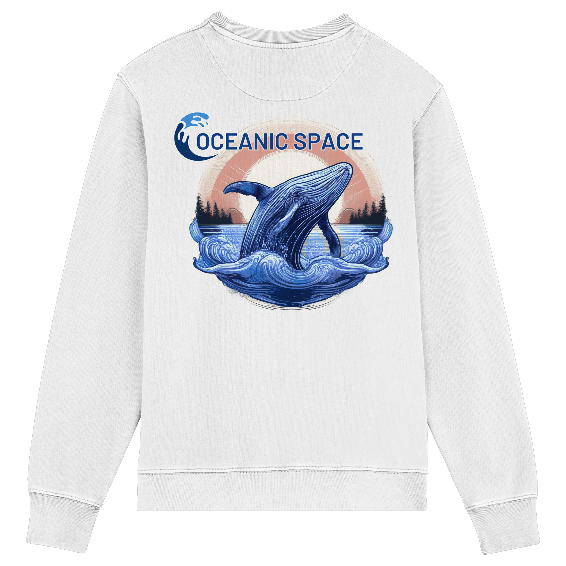 OCEANIC SPACE - Save our oceans - Organic Lightweight Sweatshirt - ThreadLabs