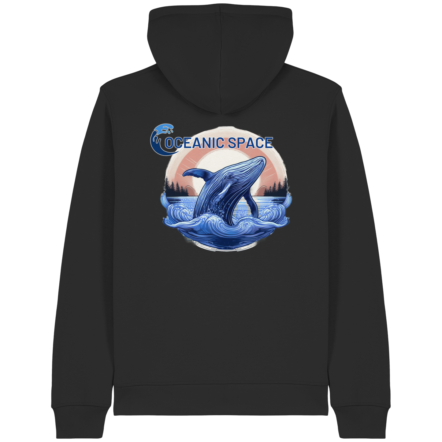 OCEANIC SPACE - Save our oceans - Organic Lightweight Zipper - ThreadLabs