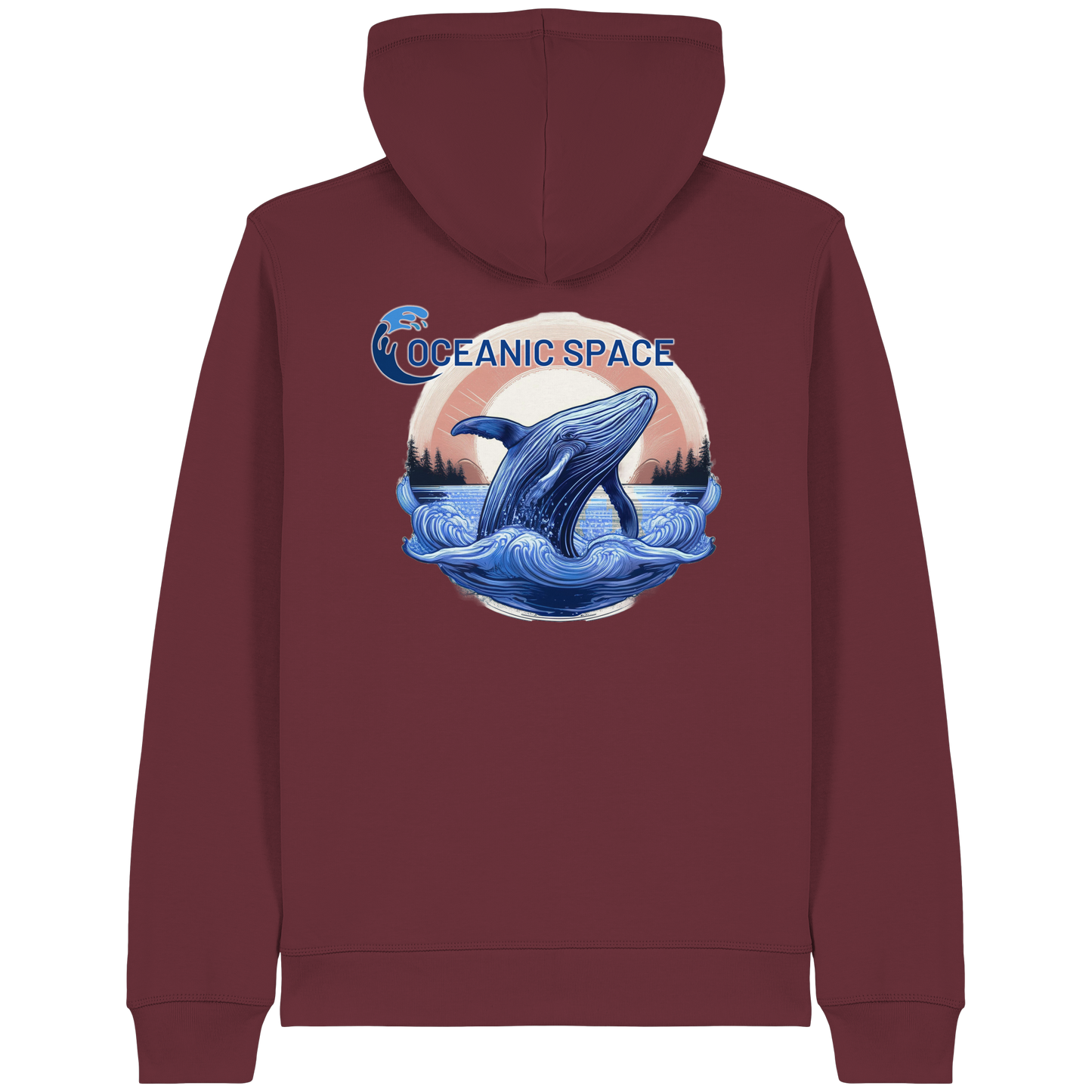 OCEANIC SPACE - Save our oceans - Organic Lightweight Zipper - ThreadLabs