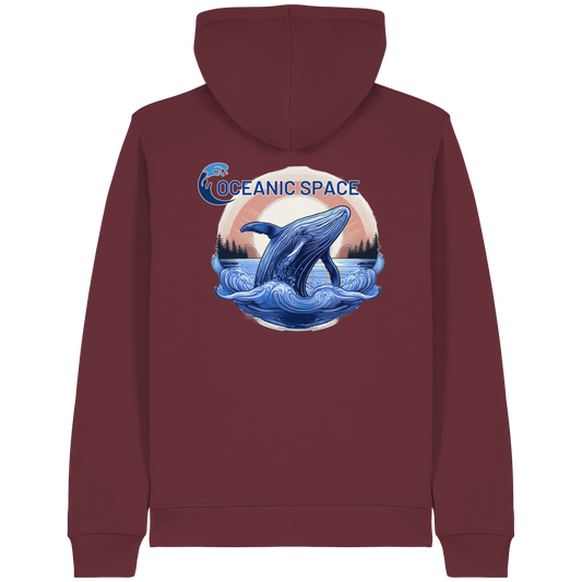 OCEANIC SPACE - Save our oceans - Organic Lightweight Zipper - ThreadLabs