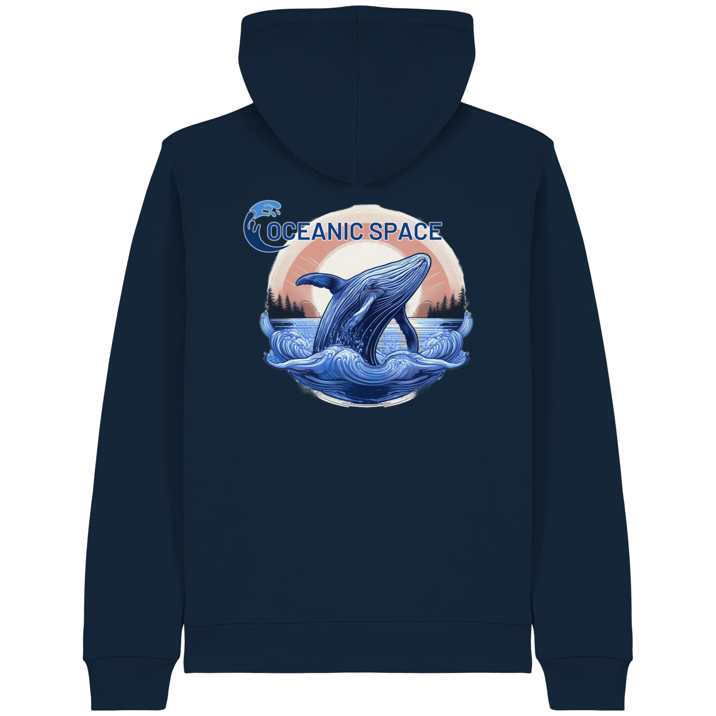 OCEANIC SPACE - Save our oceans - Organic Lightweight Zipper - ThreadLabs