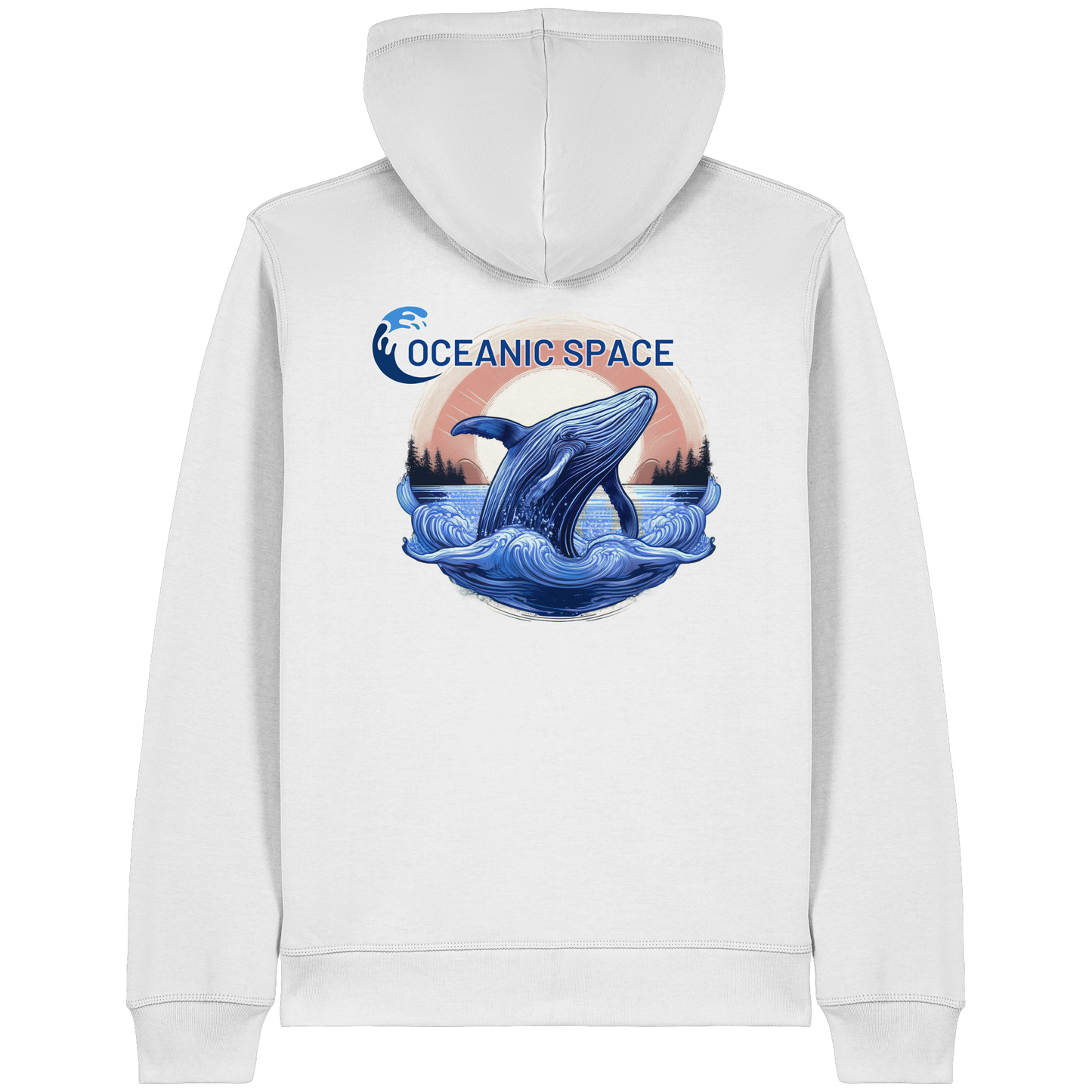 OCEANIC SPACE - Save our oceans - Organic Lightweight Zipper - ThreadLabs