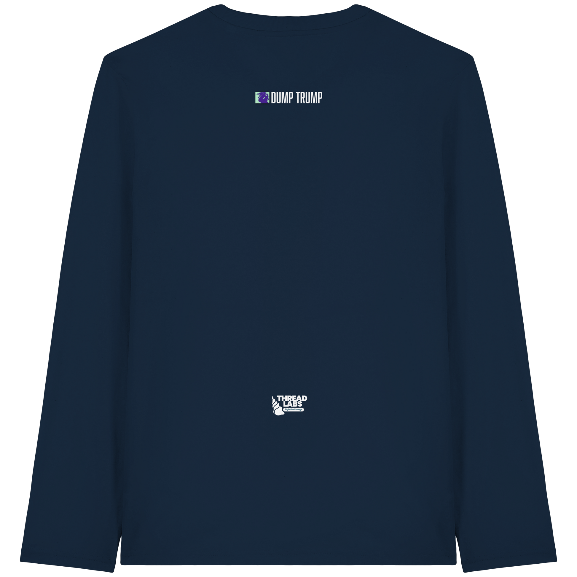 Dump Trump - Organic Longsleeve T-Shirt - ThreadLabs