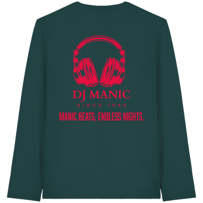 DJ Manic - Streetware - Organic Longsleeve T-Shirt - ThreadLabs