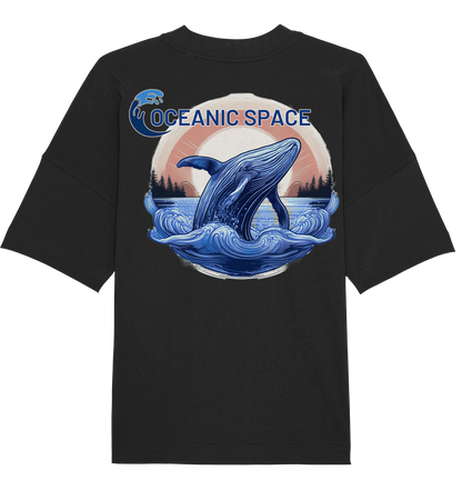 OCEANIC SPACE - Save our oceans - Organic Oversize Shirt - ThreadLabs