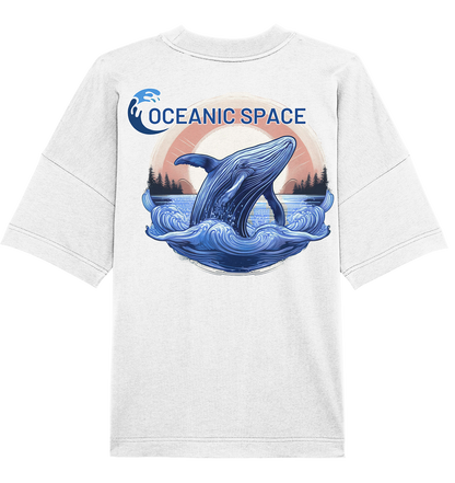 OCEANIC SPACE - Save our oceans - Organic Oversize Shirt - ThreadLabs
