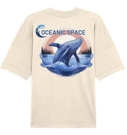 OCEANIC SPACE - Save our oceans - Organic Oversize Shirt - ThreadLabs