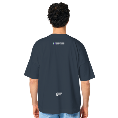 Dump Trump - Error 404: Truth not found - Organic Oversize Shirt - ThreadLabs