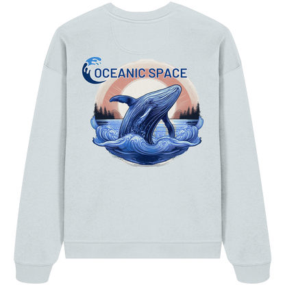 OCEANIC SPACE - Save our oceans - Organic Oversize Sweatshirt - ThreadLabs