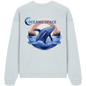 OCEANIC SPACE - Save our oceans - Organic Oversize Sweatshirt - ThreadLabs