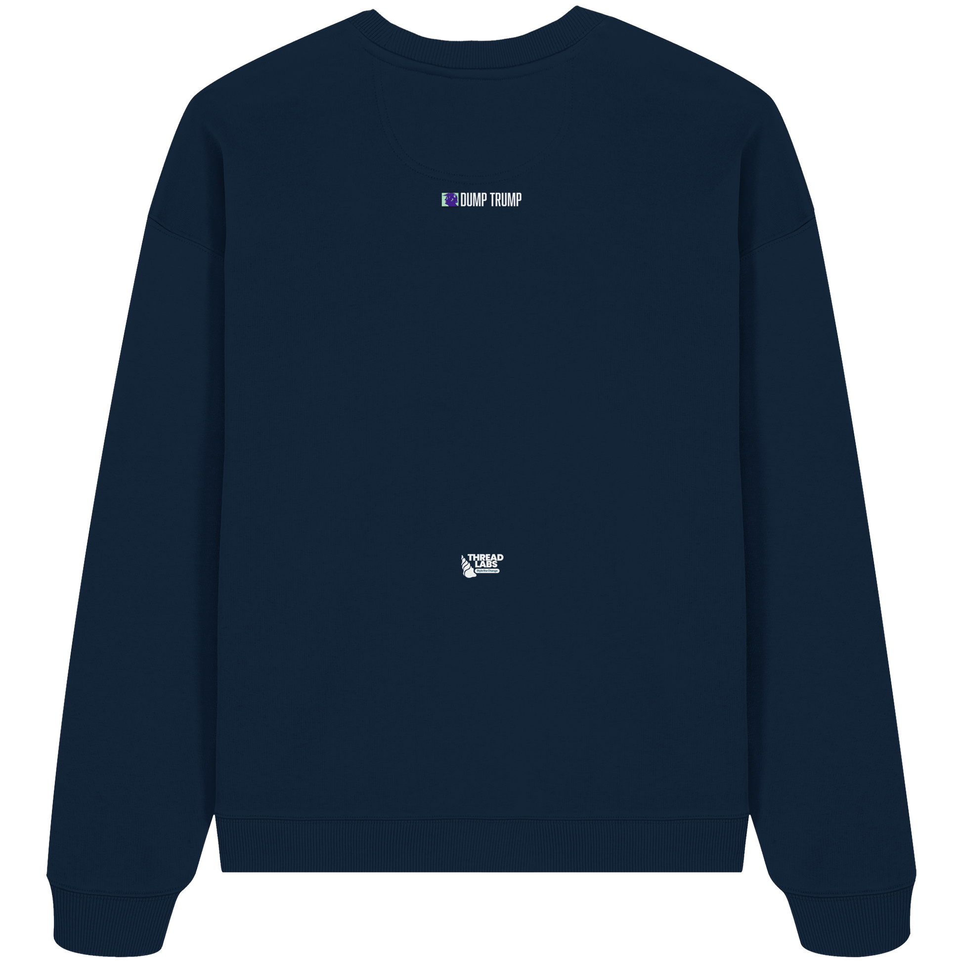 Dump Trump - Error 404: Truth not found - Organic Oversize Sweatshirt - ThreadLabs