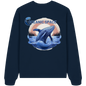 OCEANIC SPACE - Save our oceans - Organic Oversize Sweatshirt - ThreadLabs