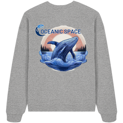OCEANIC SPACE - Save our oceans - Organic Oversize Sweatshirt - ThreadLabs