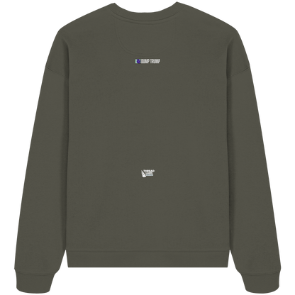 Dump Trump - Error 404: Truth not found - Organic Oversize Sweatshirt - ThreadLabs
