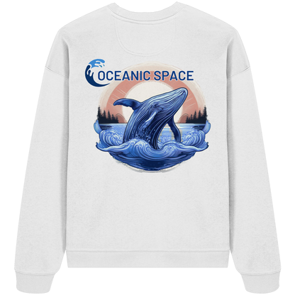 OCEANIC SPACE - Save our oceans - Organic Oversize Sweatshirt - ThreadLabs