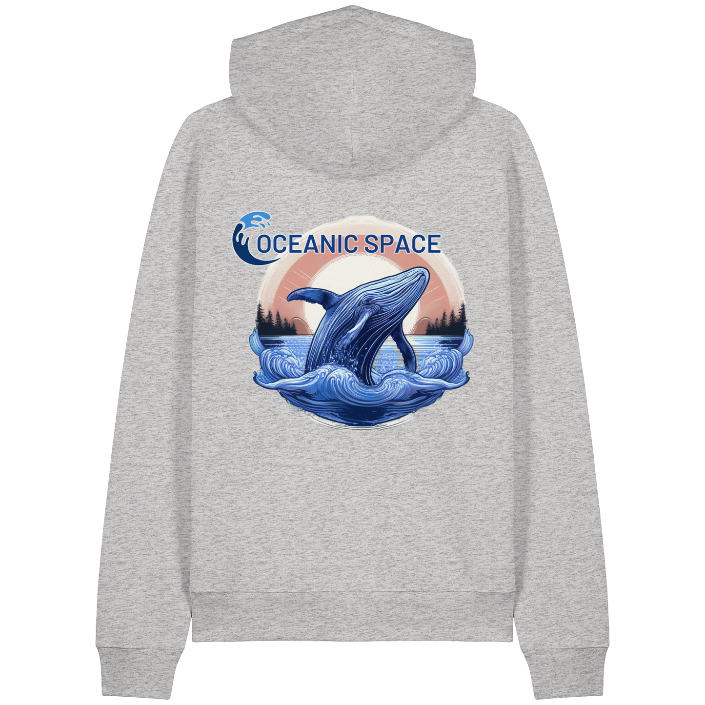 OCEANIC SPACE - Save our oceans - Organic Raglan Hoodie - ThreadLabs