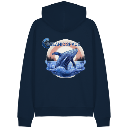 OCEANIC SPACE - Save our oceans - Organic Raglan Hoodie - ThreadLabs