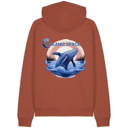 OCEANIC SPACE - Save our oceans - Organic Raglan Hoodie - ThreadLabs