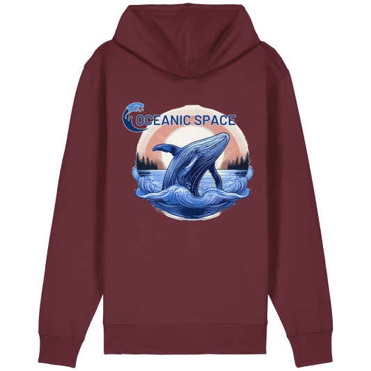 OCEANIC SPACE - Save our oceans - Organic Relaxed Zipper - ThreadLabs