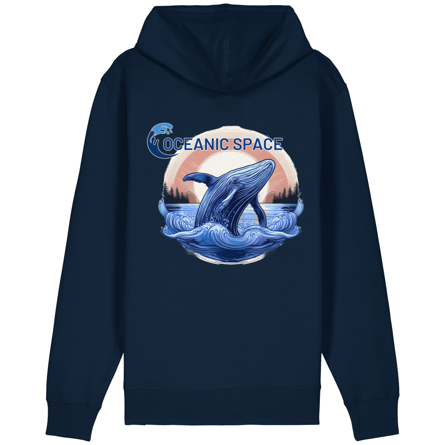 OCEANIC SPACE - Save our oceans - Organic Relaxed Zipper - ThreadLabs