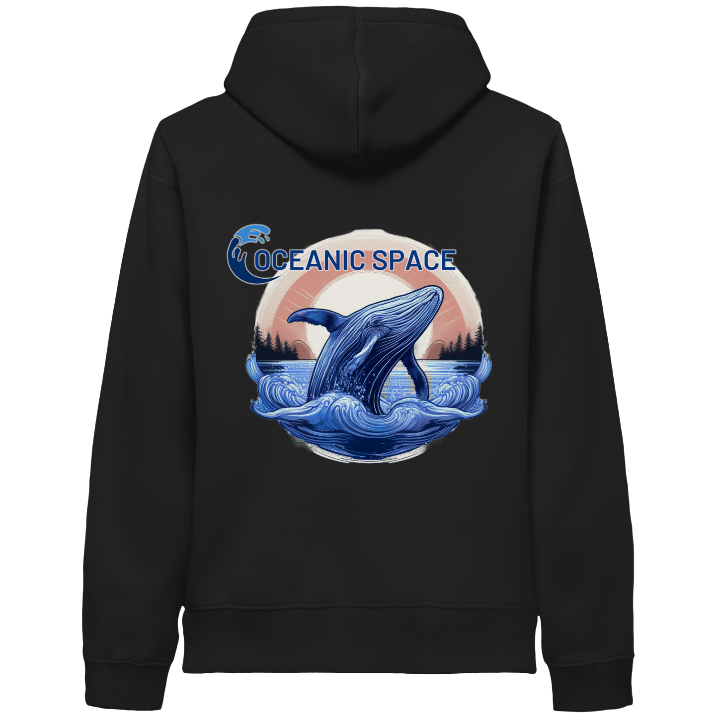 OCEANIC SPACE - Save our oceans - Organic Side Pocket Hoodie - ThreadLabs