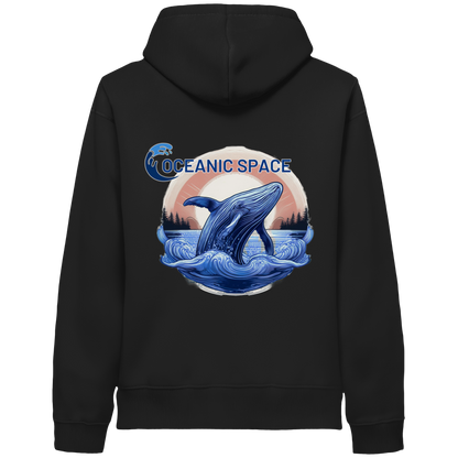 OCEANIC SPACE - Save our oceans - Organic Side Pocket Hoodie - ThreadLabs