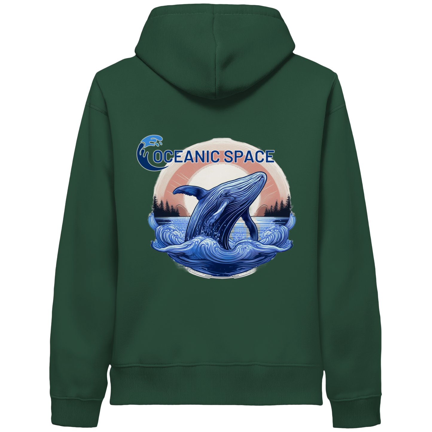 OCEANIC SPACE - Save our oceans - Organic Side Pocket Hoodie - ThreadLabs