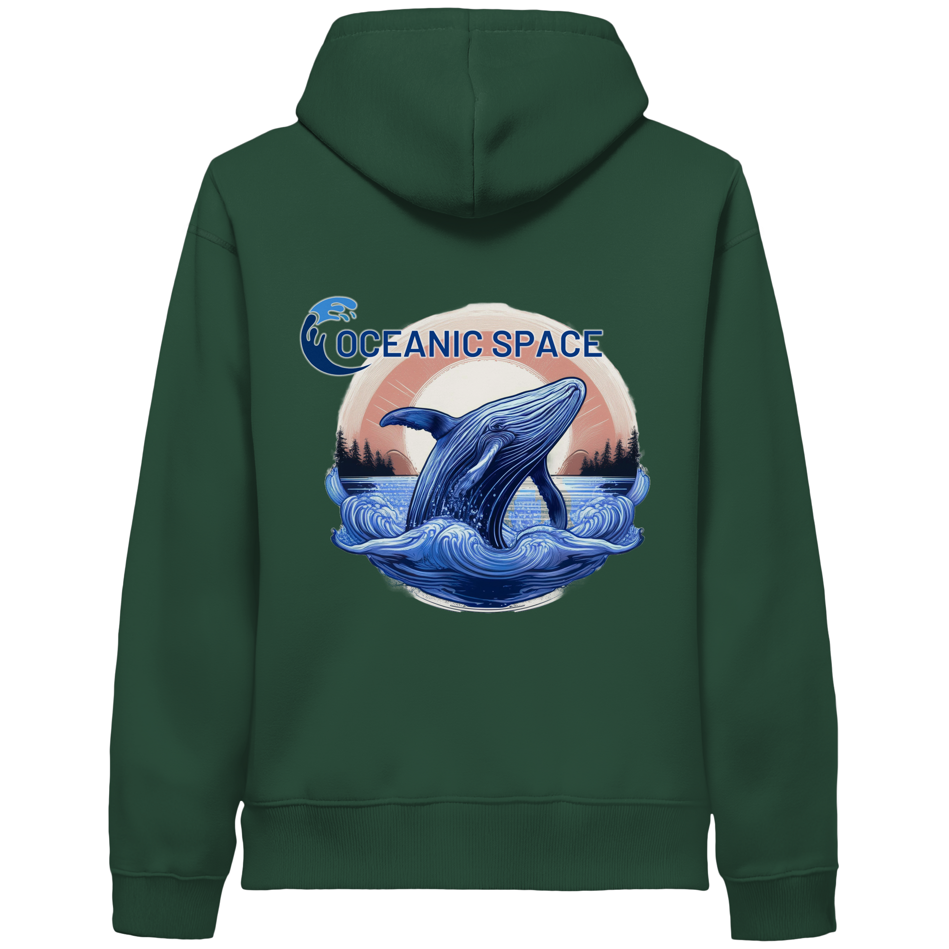 OCEANIC SPACE - Save our oceans - Organic Side Pocket Hoodie - ThreadLabs