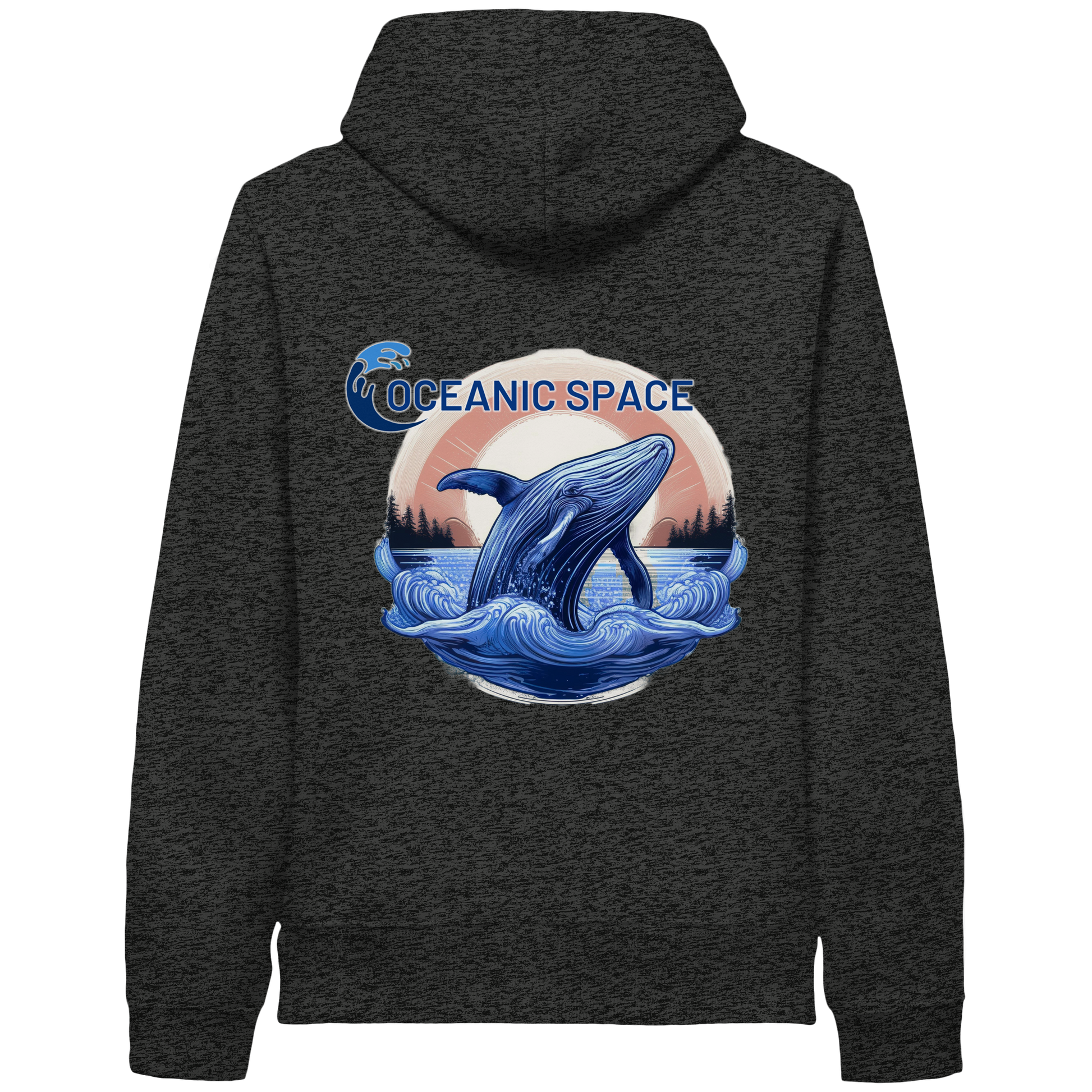 OCEANIC SPACE - Save our oceans - Organic Side Pocket Hoodie - ThreadLabs