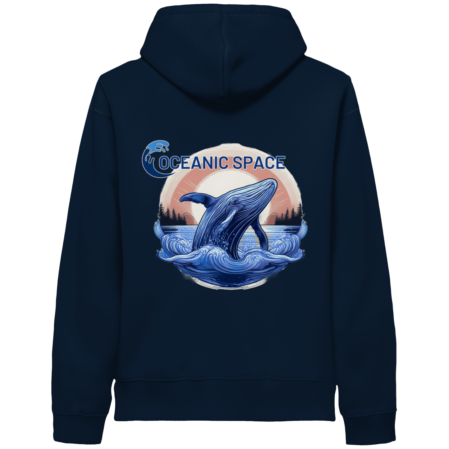 OCEANIC SPACE - Save our oceans - Organic Side Pocket Hoodie - ThreadLabs