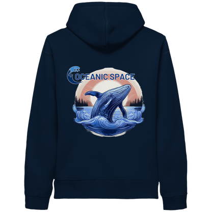 OCEANIC SPACE - Save our oceans - Organic Side Pocket Hoodie - ThreadLabs
