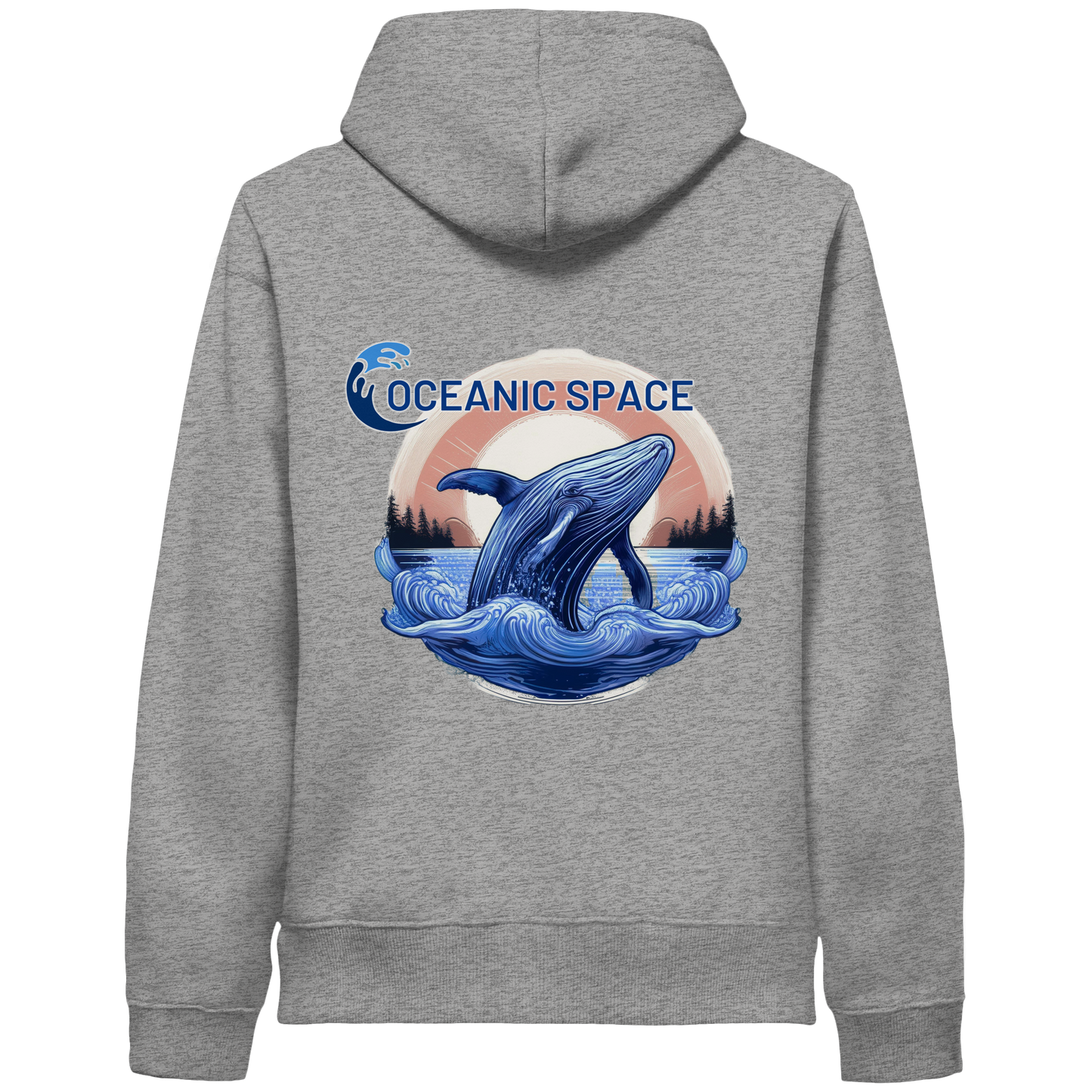 OCEANIC SPACE - Save our oceans - Organic Side Pocket Hoodie - ThreadLabs