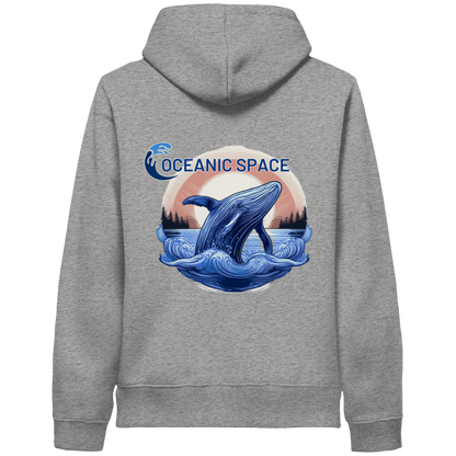 OCEANIC SPACE - Save our oceans - Organic Side Pocket Hoodie - ThreadLabs