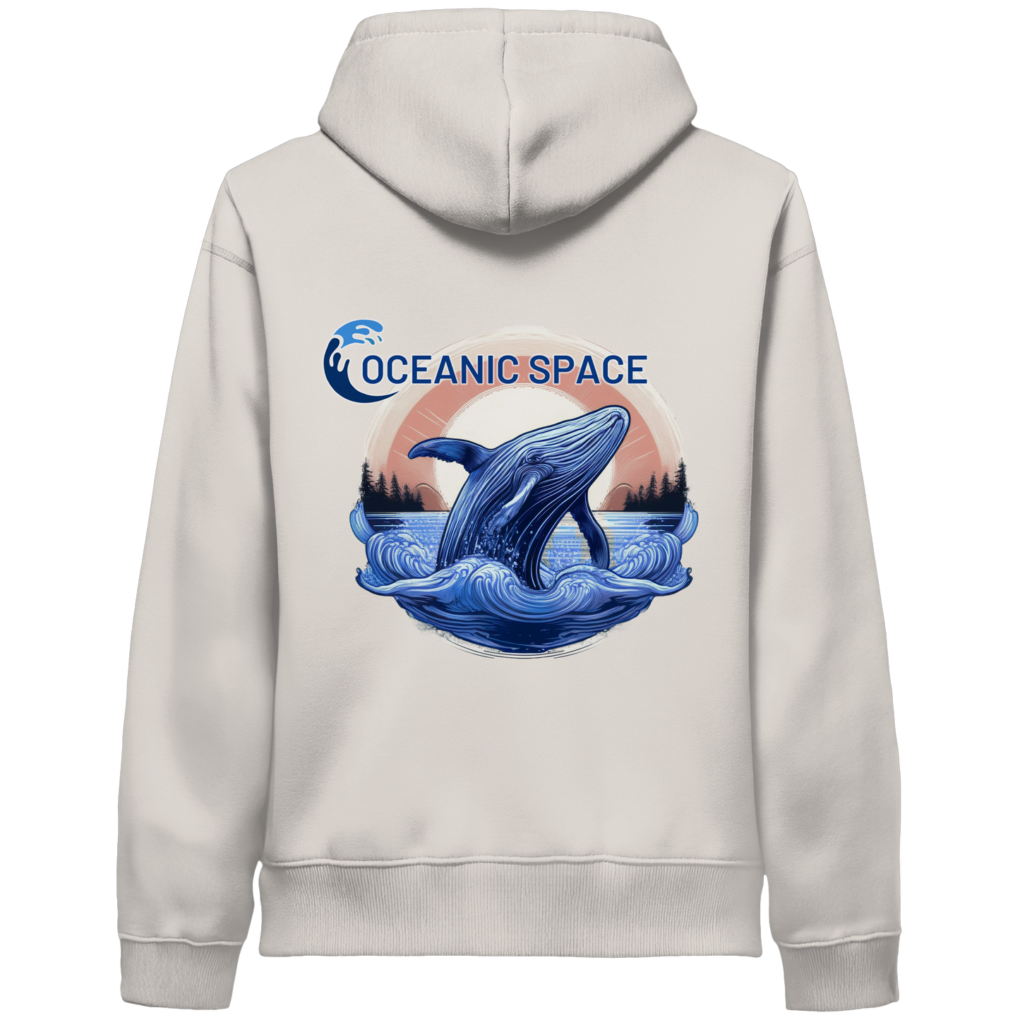 OCEANIC SPACE - Save our oceans - Organic Side Pocket Hoodie - ThreadLabs