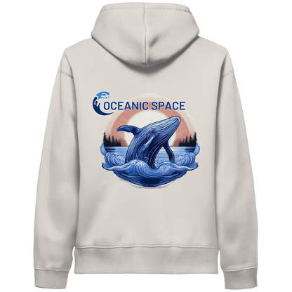 OCEANIC SPACE - Save our oceans - Organic Side Pocket Hoodie - ThreadLabs